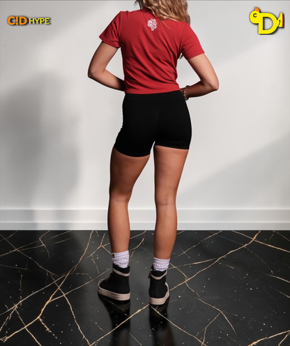 Ride for LA "Timeless" Tee in Roman Red