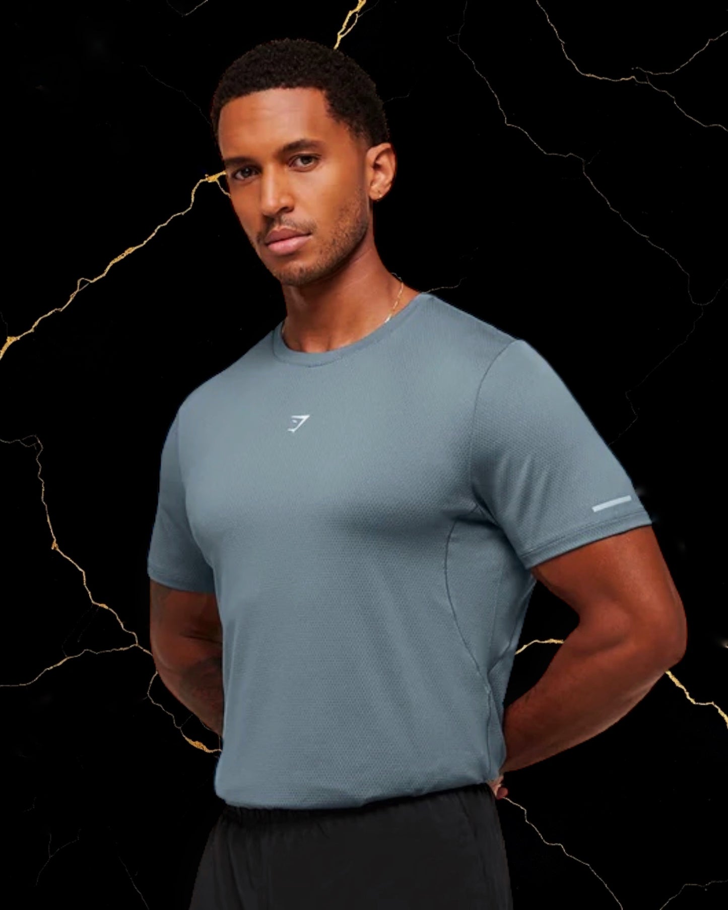 Running T-Shirt "Iron Blue"