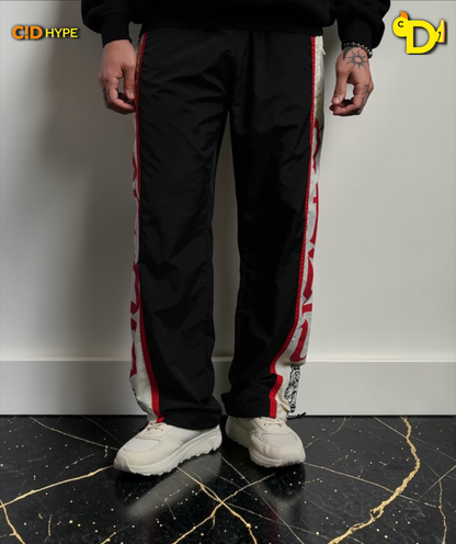 SSDDNFGU Remind Track Pants in Black/Cream/Red