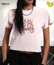 SSDDNFGU Metal "Timeless" Tee in Blush Pink