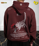 Scorpion Thorns "Pierce" Hoodie in Oxblood