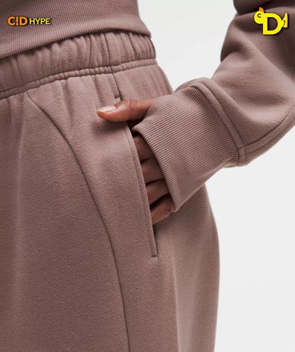 Scuba Mid-Rise Oversized Jogger Regular "Ashen Rose"