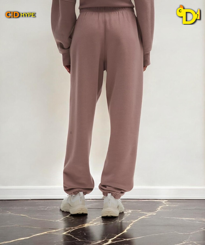 Scuba Mid-Rise Oversized Jogger Regular "Ashen Rose"