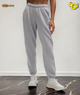 Scuba Mid-Rise Oversized Jogger Regular "Heathered Core Medium Grey"
