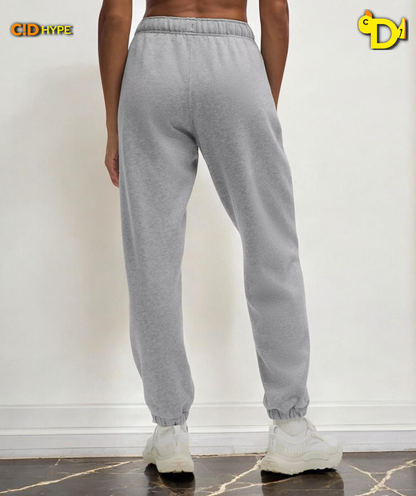 Scuba Mid-Rise Oversized Jogger Regular "Heathered Core Medium Grey"
