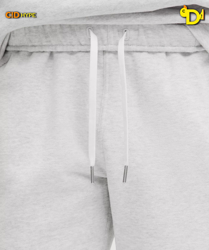 Scuba Mid-Rise Oversized Jogger Regular "Heathered Core Ultra Light Grey"