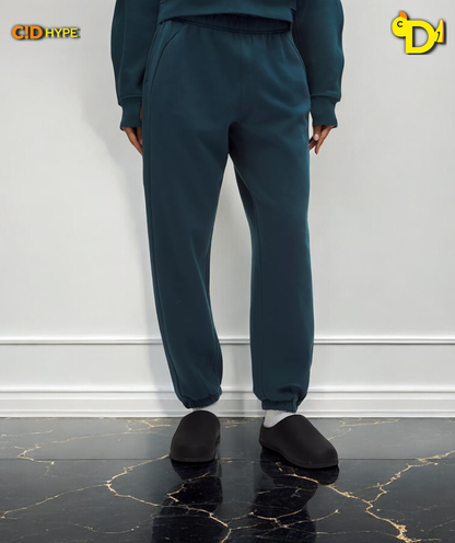 Scuba Mid-Rise Oversized Jogger Regular "Indochine Blue"