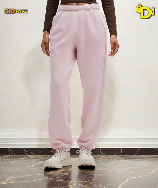 Scuba Mid-Rise Oversized Jogger Regular "Porcelain Pink"