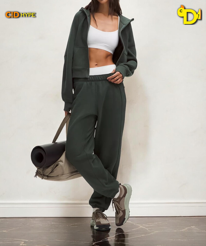 Scuba Mid-Rise Oversized Jogger Regular "Rainforest Green"