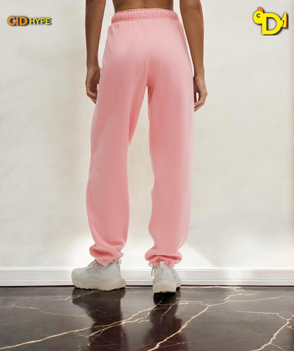 Scuba Mid-Rise Oversized Jogger Regular "Tea Rose"