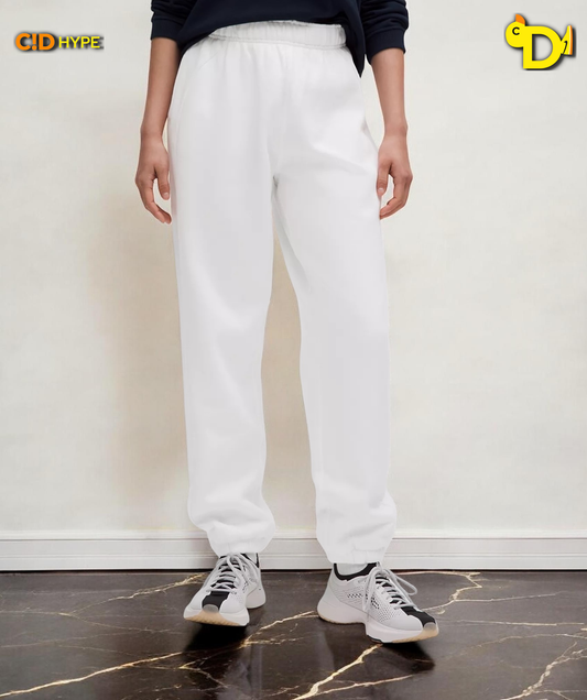 Scuba Mid-Rise Oversized Jogger Regular "White"