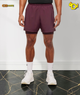 Sport 5" 2 in 1 Shorts "Impact Burgundy/Reset Pink"