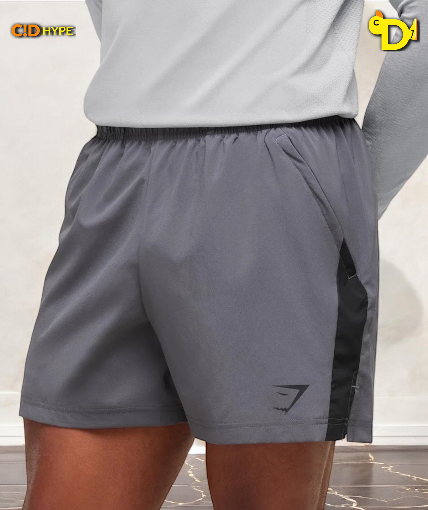 Sport 5" Shorts "Dark Grey/Black"