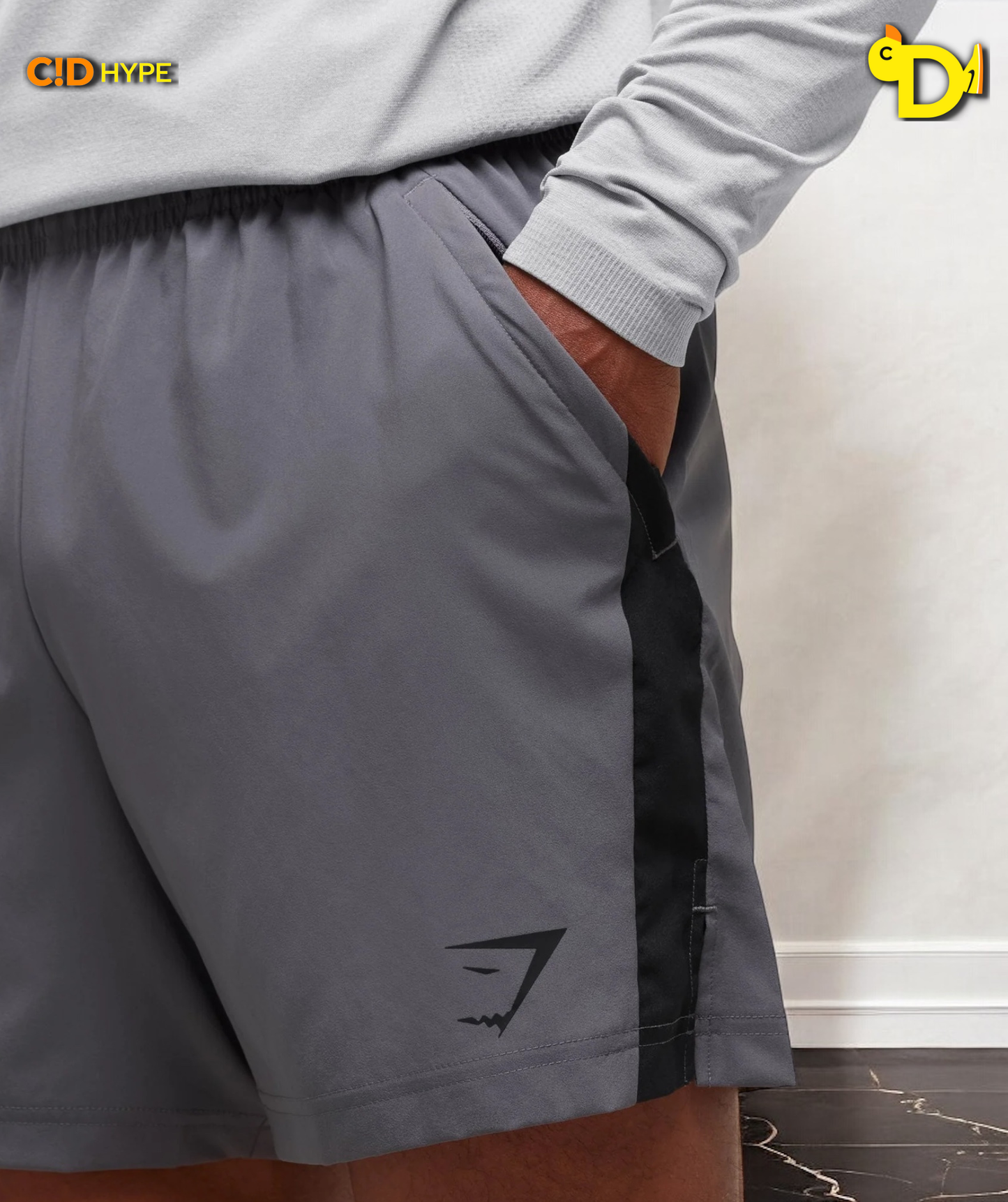 Sport 5" Shorts "Dark Grey/Black"