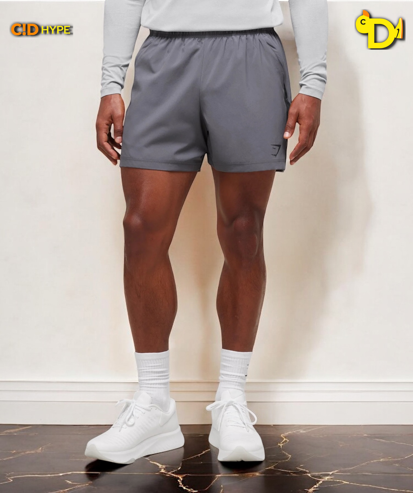 Sport 5" Shorts "Dark Grey/Black"
