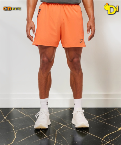 Sport Hybrid 6" Shorts "Dayglow Peach"