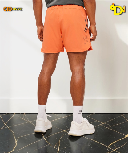 Sport Hybrid 6" Shorts "Dayglow Peach"