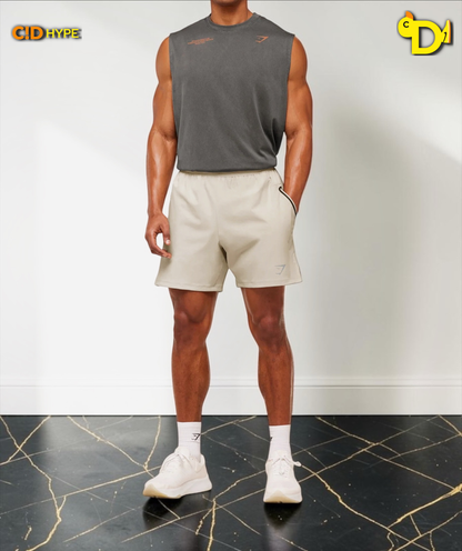 Sport Hybrid 6" Shorts "Pebble Grey"