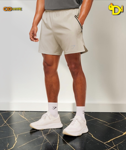 Sport Hybrid 6" Shorts "Pebble Grey"