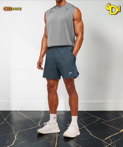 Sport Hybrid 6" Shorts "Stealth Blue"