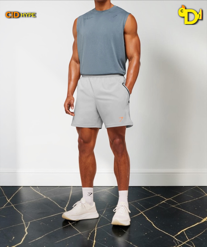 Sport Hybrid 6" Shorts "Stratus Grey"