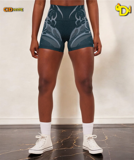 Storm Seamless Shorts “Deep Petrol Blue/Smoke Blue”