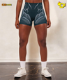 Storm Seamless Shorts “Deep Petrol Blue/Smoke Blue”