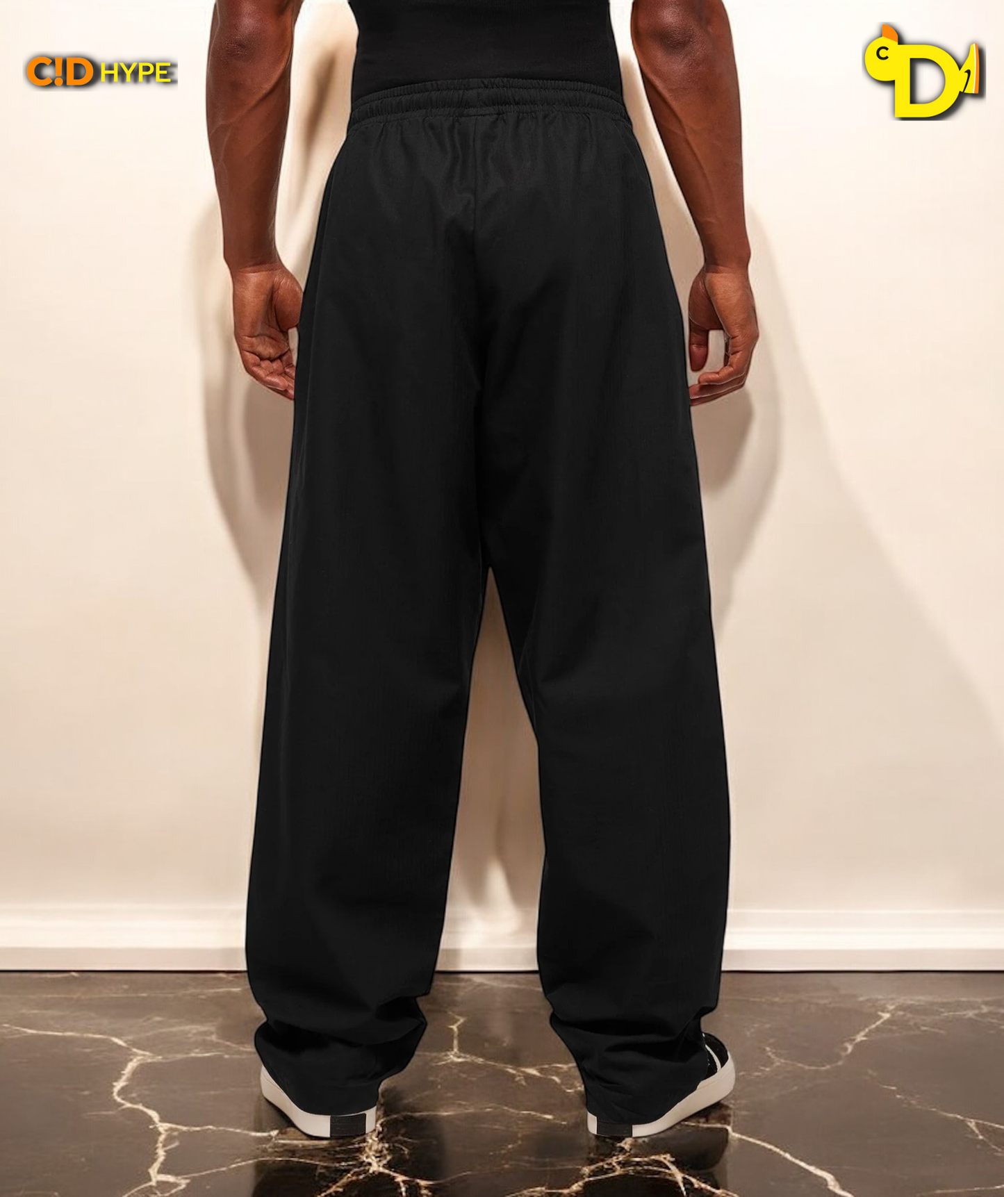 Straight Leg Pumper Pants "Black"