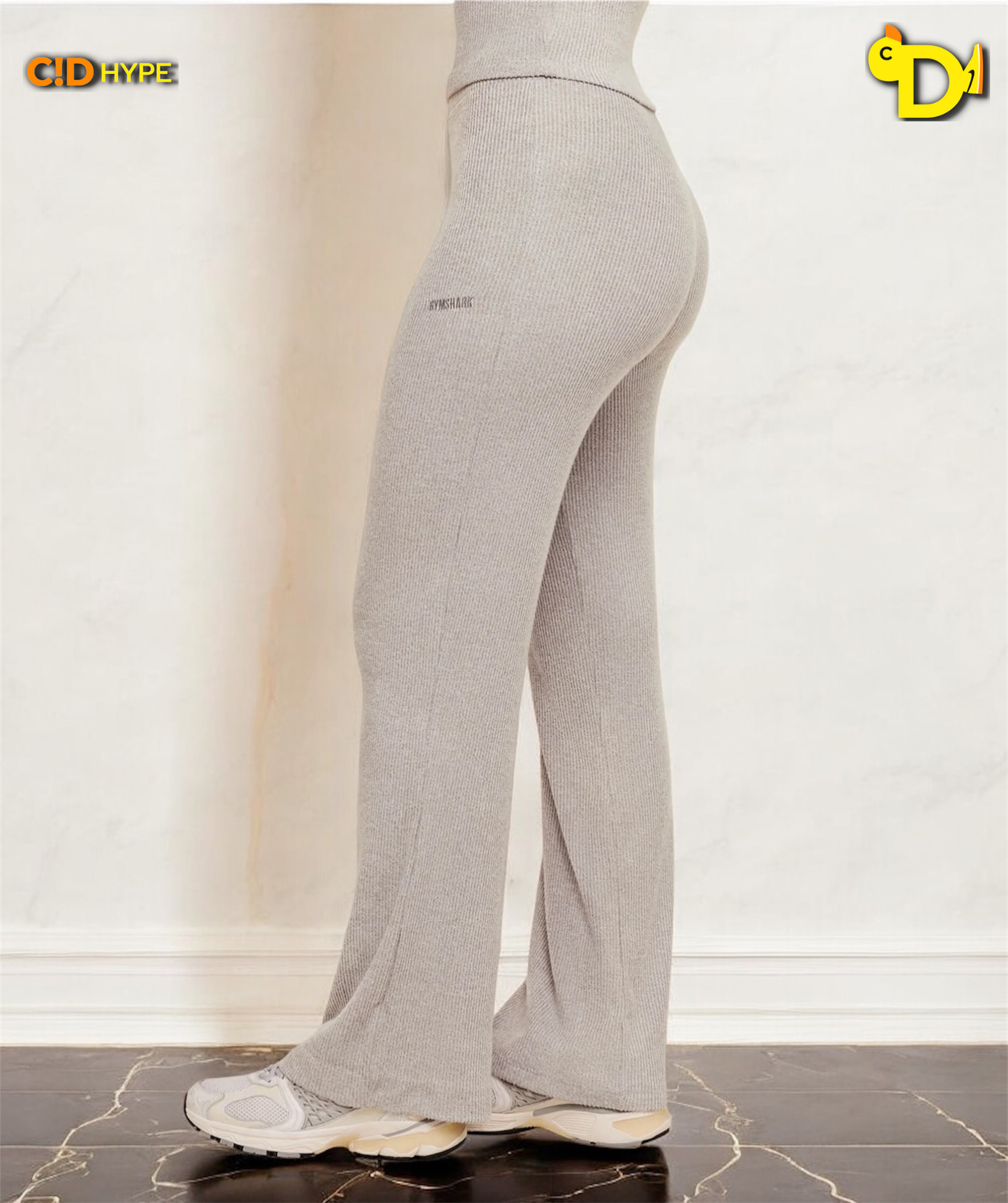 SuperSoft Straight Leg Pant “Light Grey Core Marl”