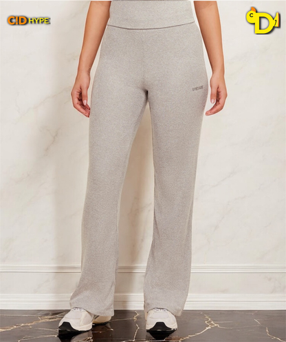 SuperSoft Straight Leg Pant “Light Grey Core Marl”