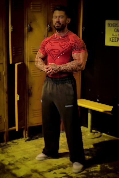 4117 - Superman Compression Tees - Red