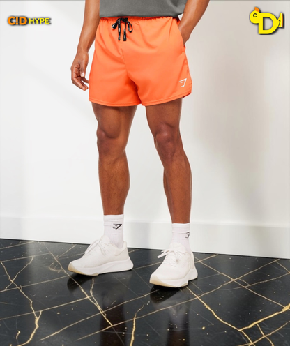 Train 5" Shorts "Dayglow Peach"