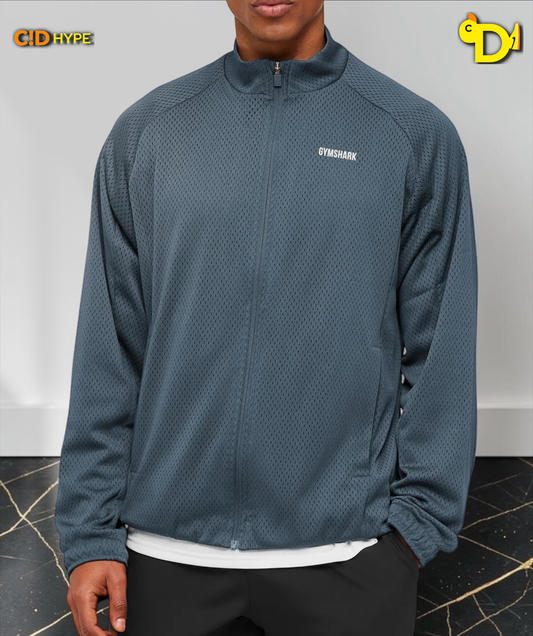 Train Zip Through Jacket "Stealth Blue"
