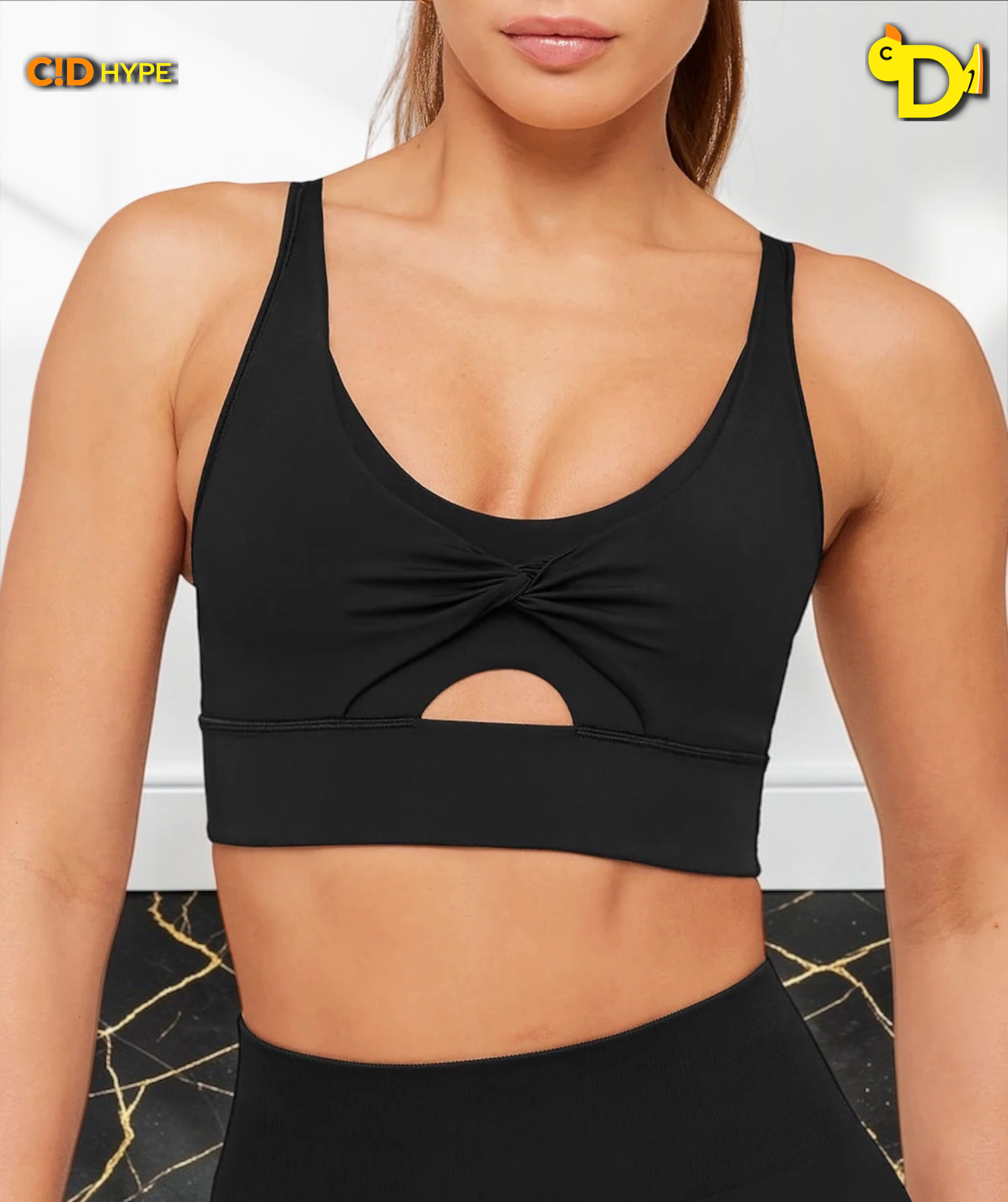 Twist Front Sports Bra 