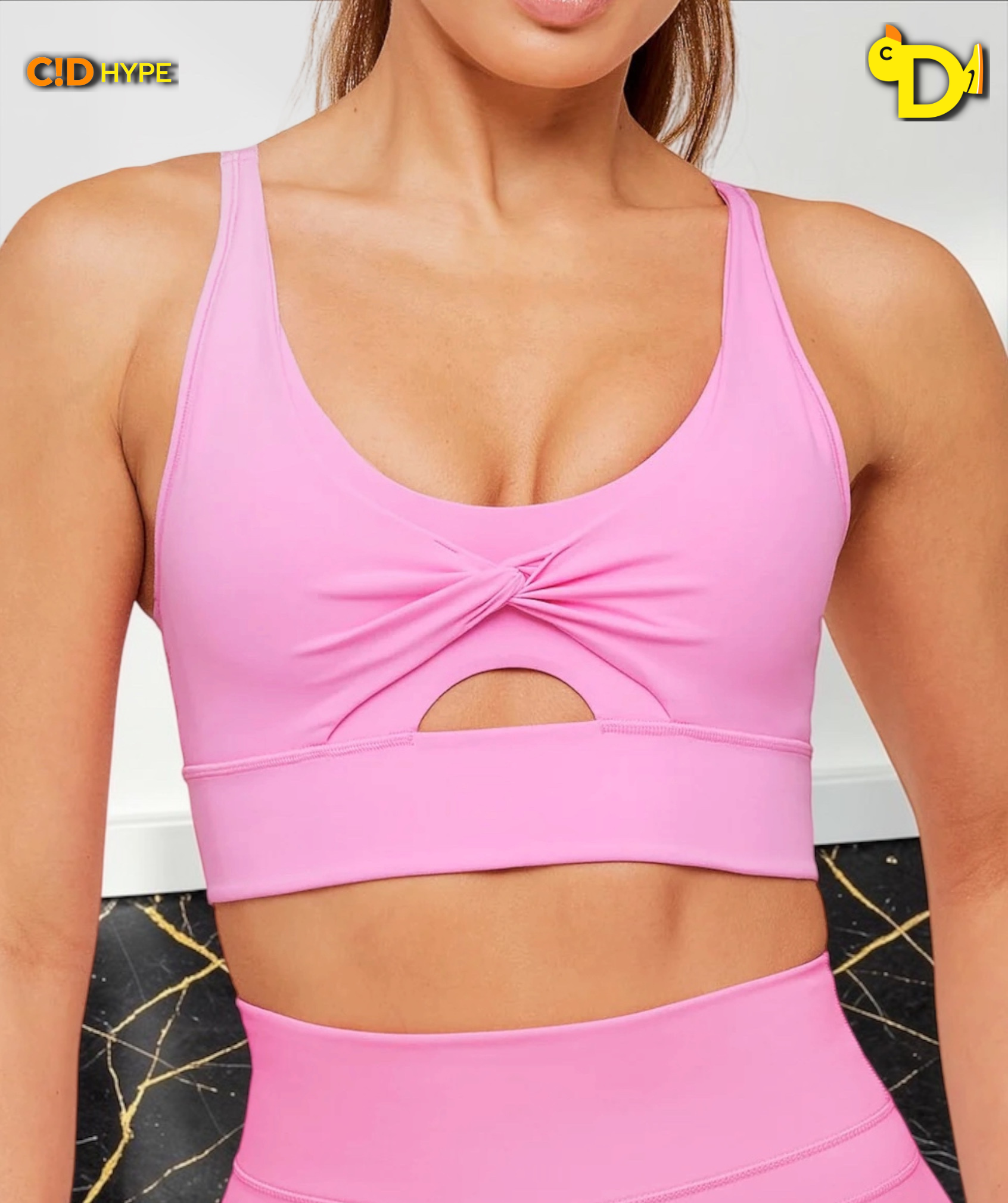 Twist Front Sports Bra 