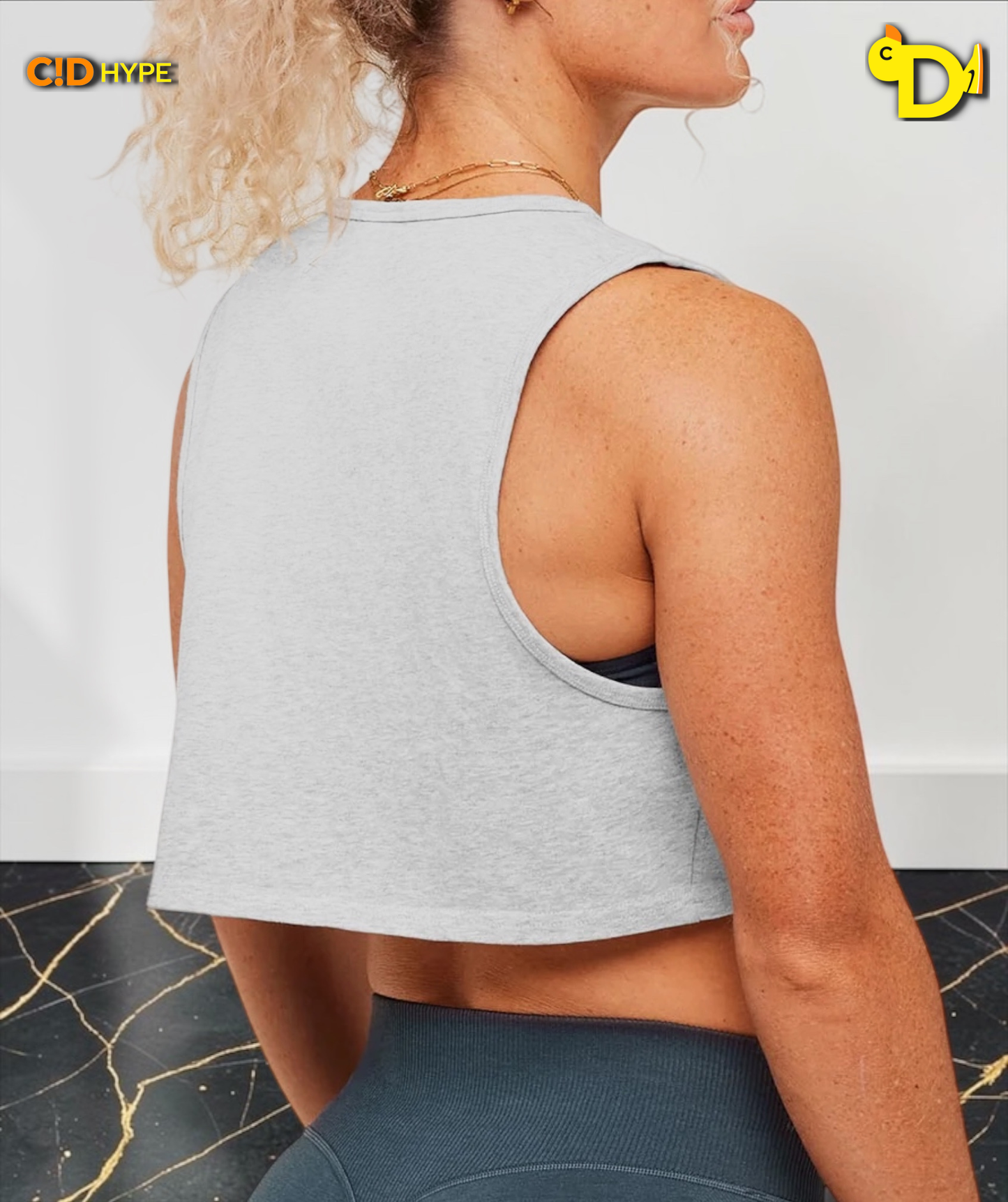 Twist Front Sports Bra "Sorbet Yellow"