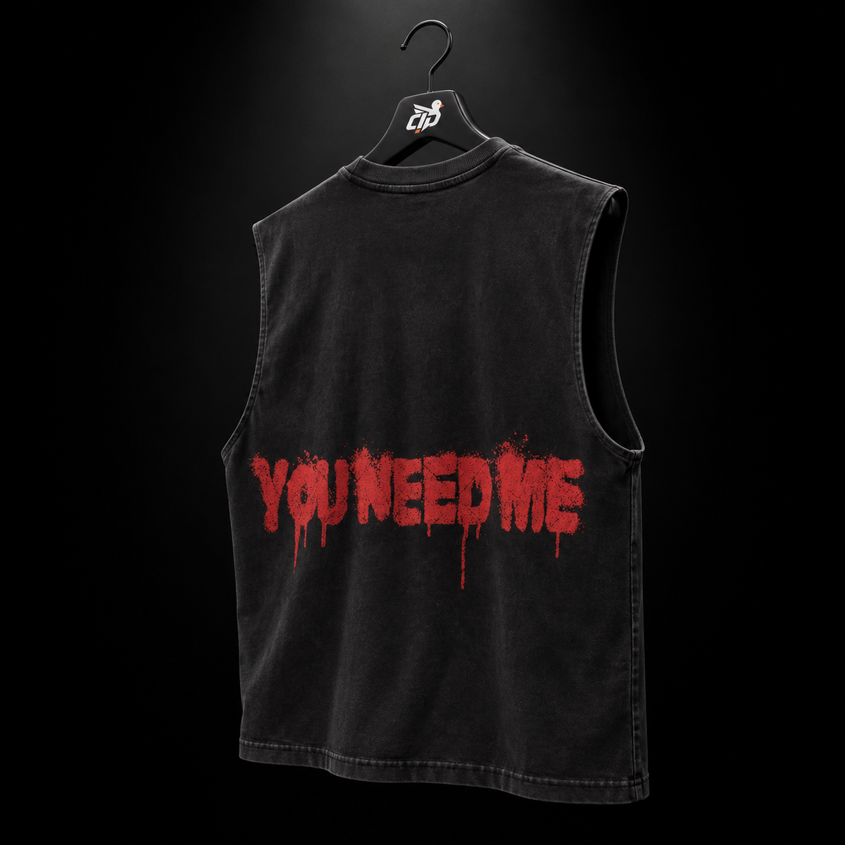 YoungLA 3005 The Boys Cut-Offs Homelander Art, vista trasera — Crazy!Duck Hype