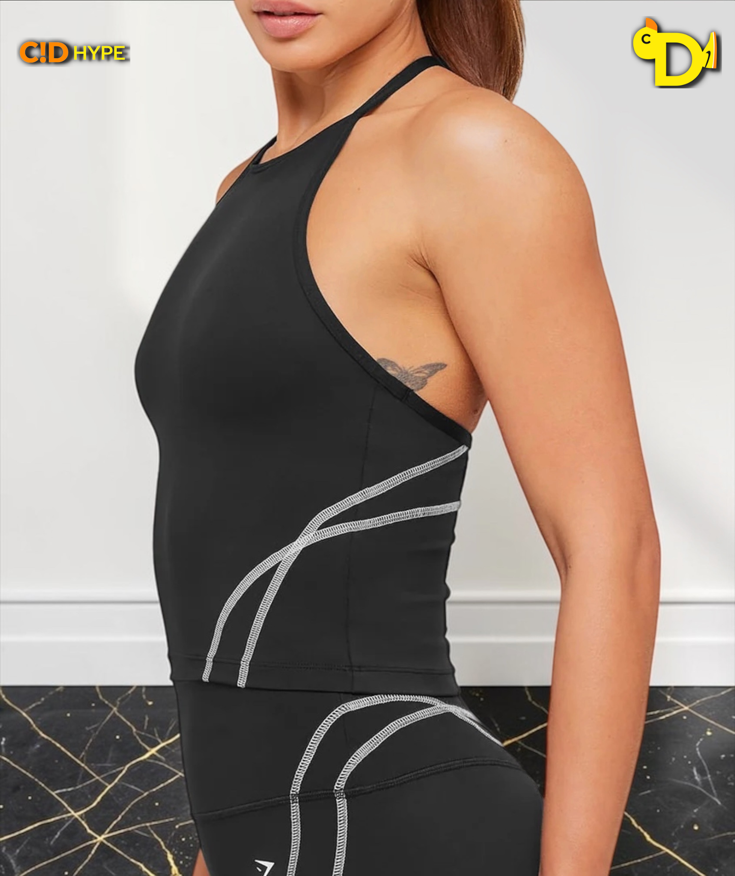Volt Tank Top "Black/White"