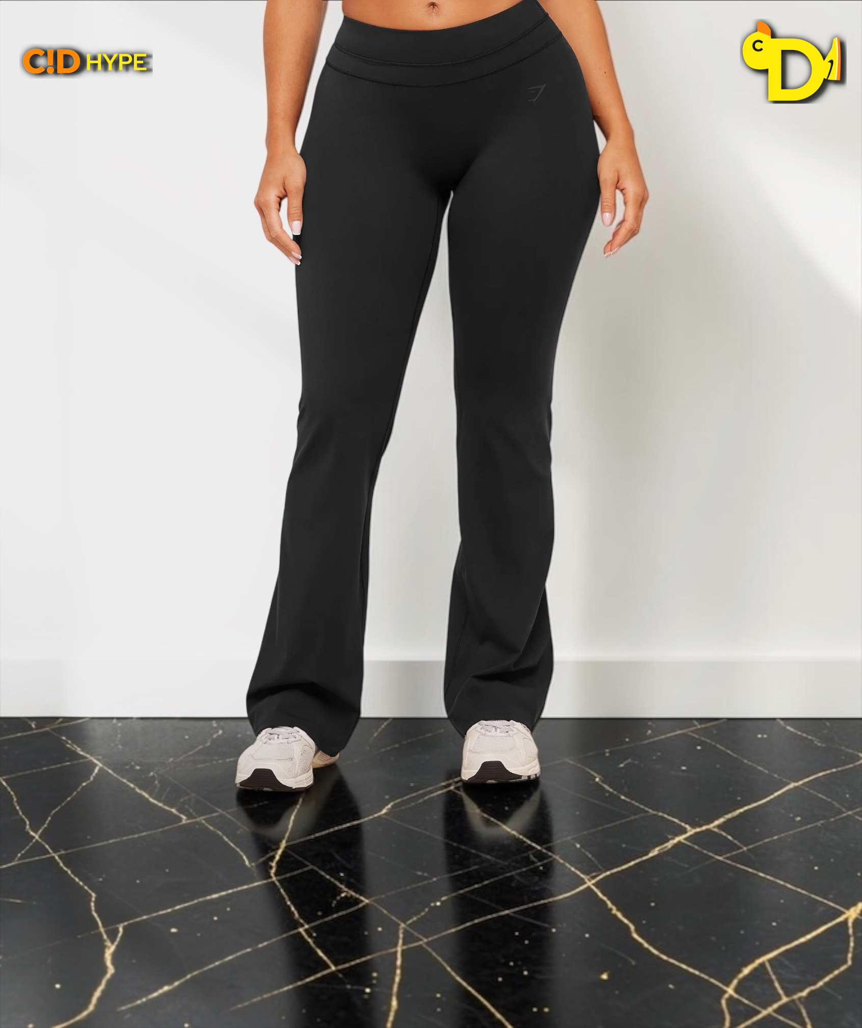 Whitney Mid-High Rise Flared Leggings 
