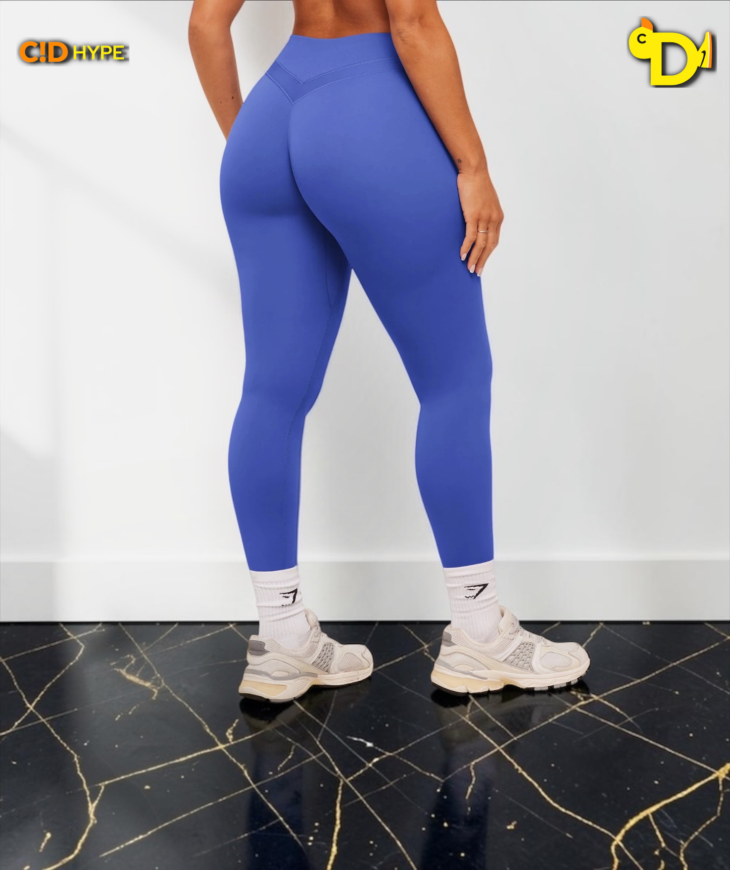 Whitney Mid-High Rise Leggings "Force Blue"