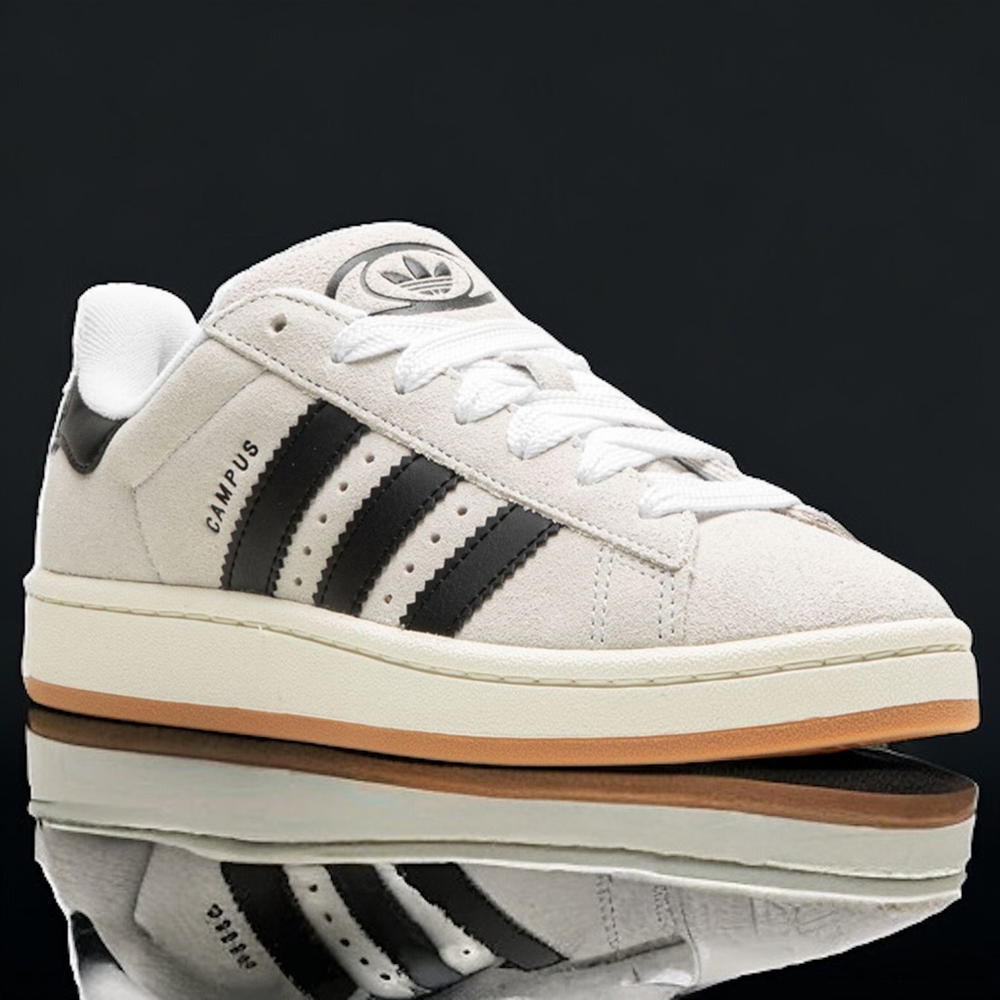 Adidas Campus 00s "Crystal White/Black" (MUJER)