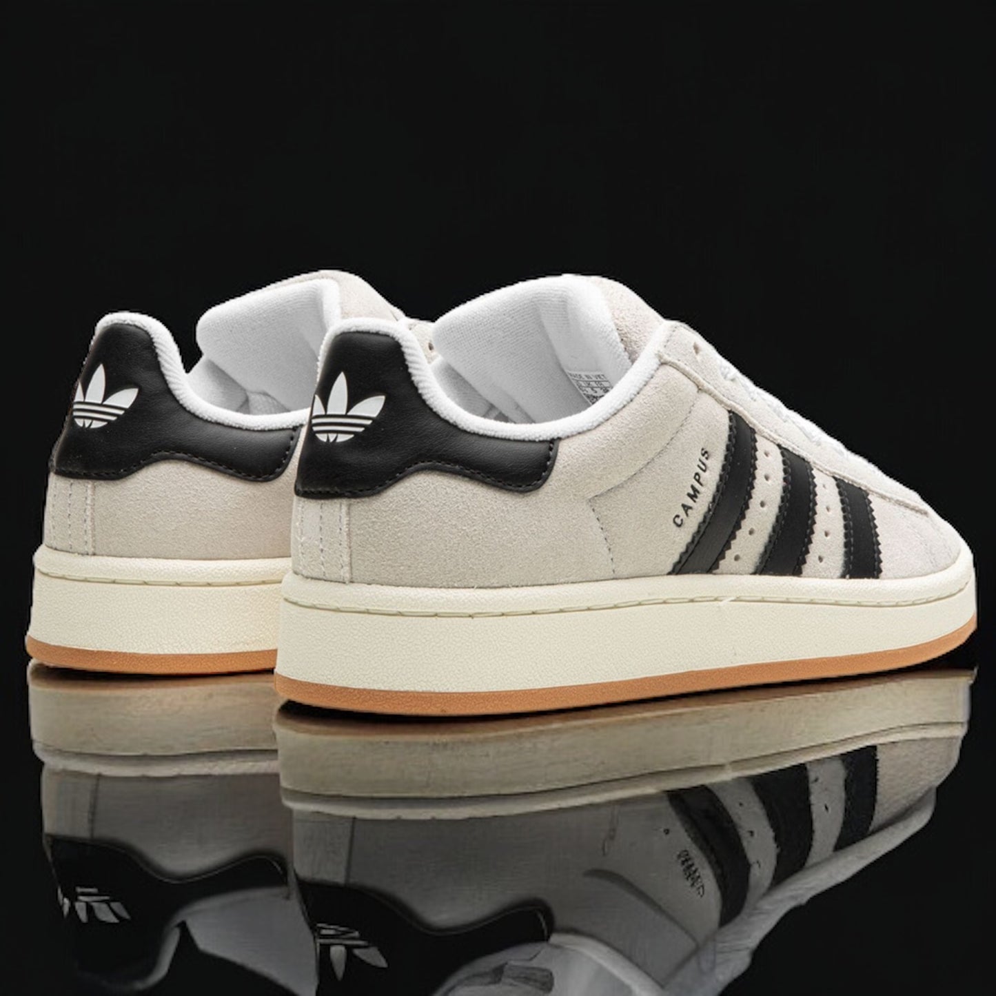 Adidas Campus 00s "Crystal White/Black" (MUJER)