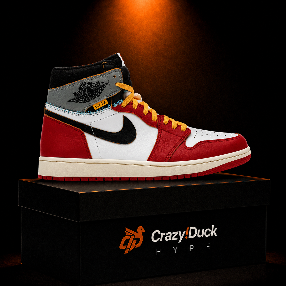 Air Jordan 1 High OG Union LA Chicago Shadow con empaque — Crazy!Duck Hype