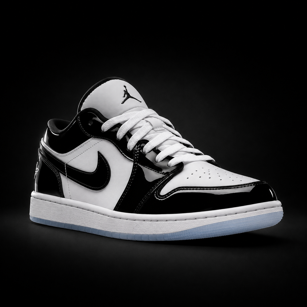 Air Jordan 1 Low SE Concord, vista frontal — Crazy!Duck Hype