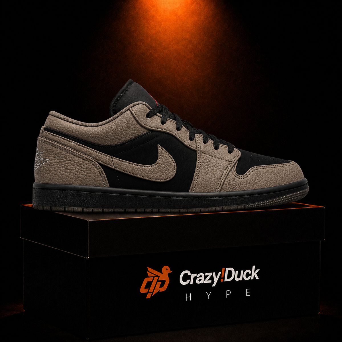 Air Jordan 1 Low SE Olive Grey con empaque — Crazy!Duck Hype