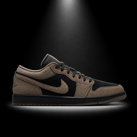 Air Jordan 1 Low SE Olive Grey, vista lateral — Crazy!Duck Hype