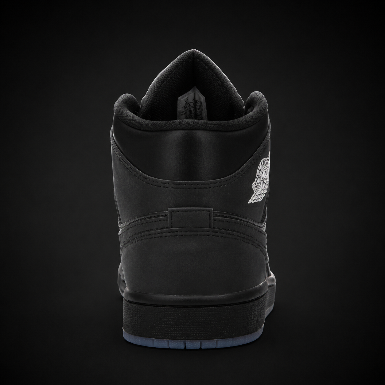 Air Jordan 1 Mid SE Black Metallic Reimagined, vista trasera — Crazy!Duck Hype