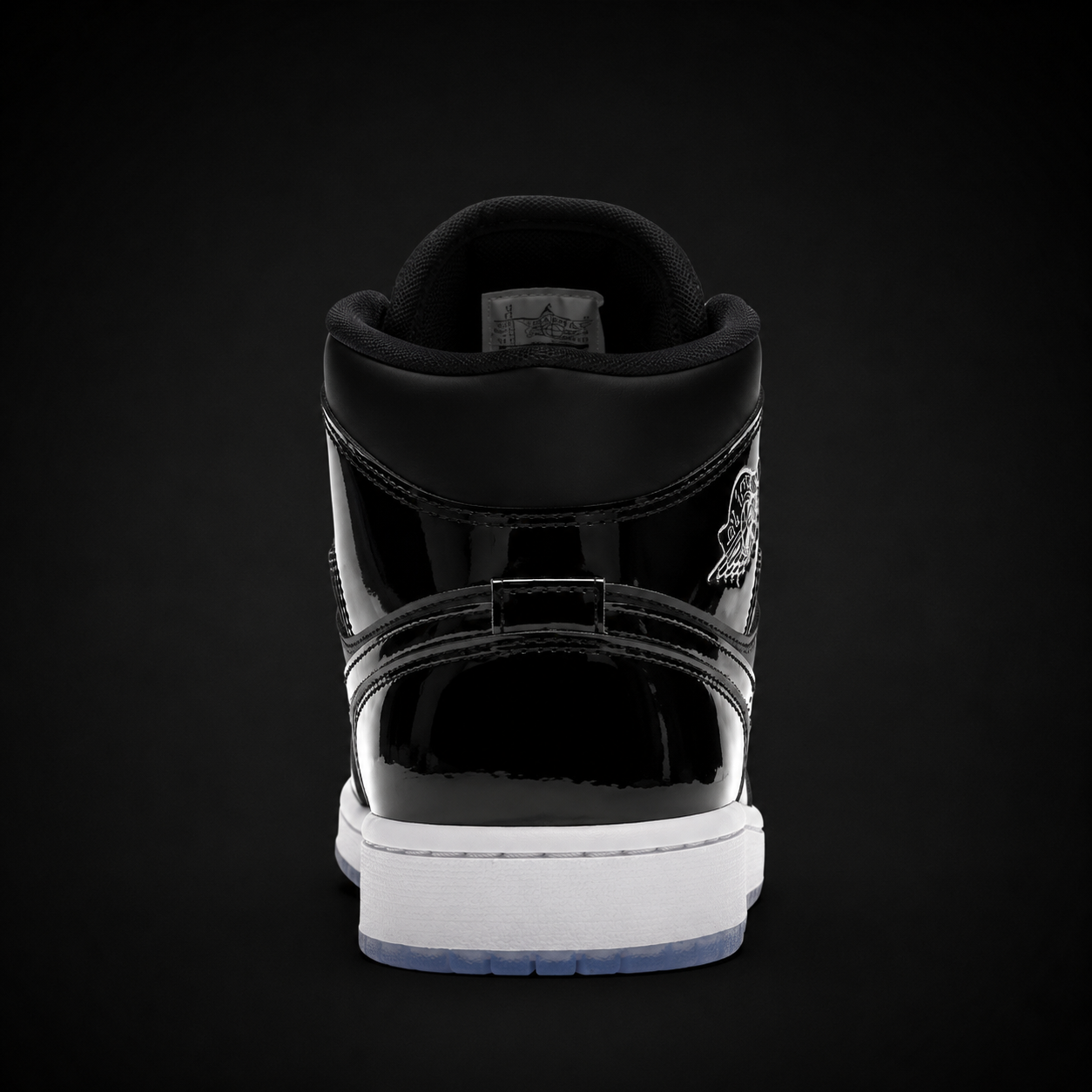 Air Jordan 1 Mid SE Space Jam, vista trasera — Crazy!Duck Hype
