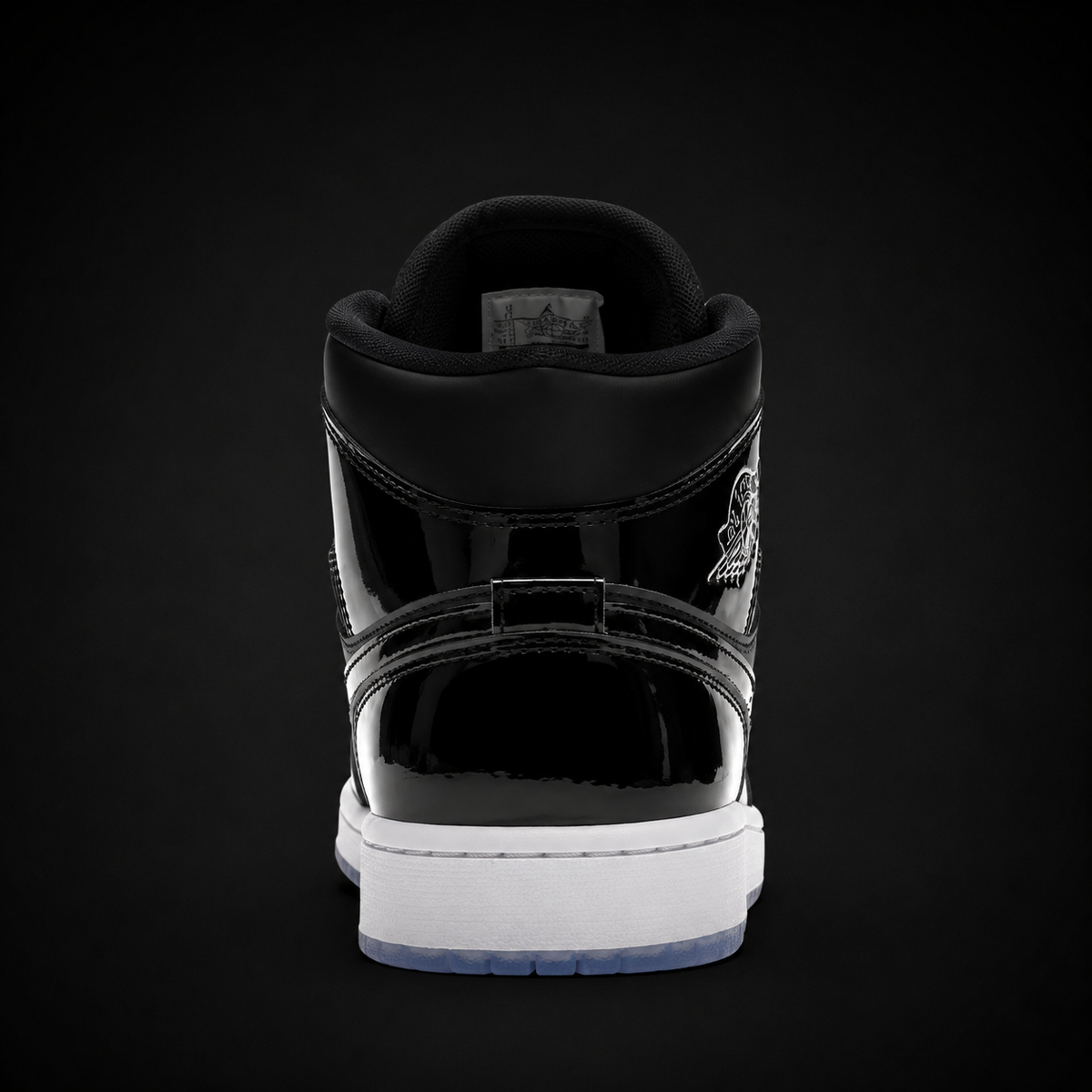 Air Jordan 1 Mid SE Space Jam, vista trasera — Crazy!Duck Hype