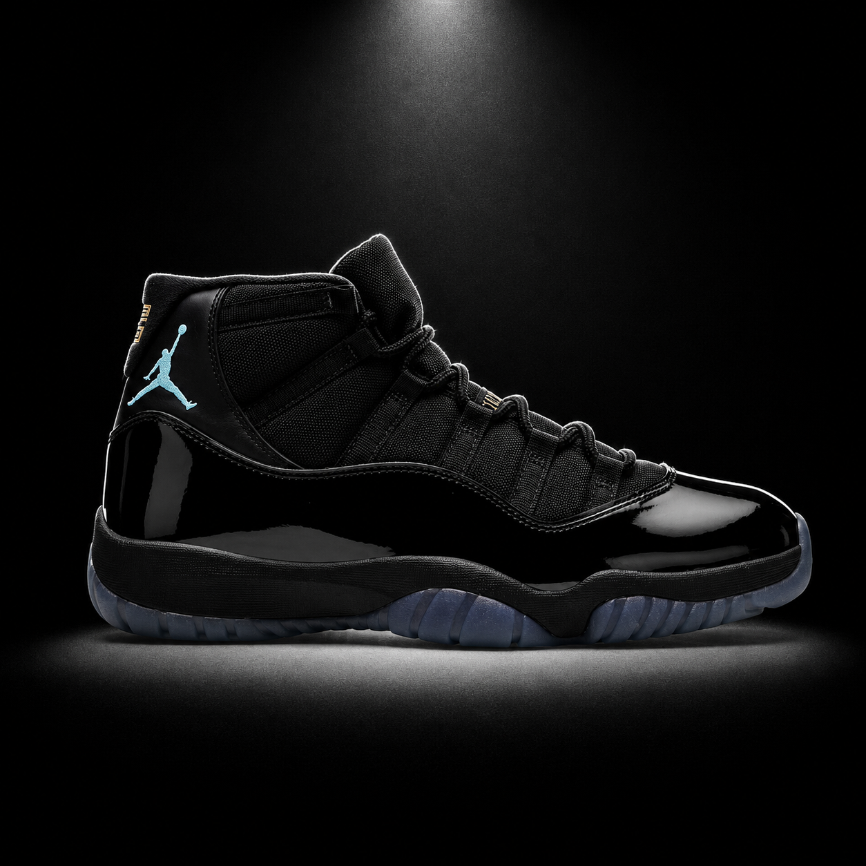 Air Jordan 11 Retro Gamma Blue, vista lateral — Crazy!Duck Hype